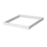 Cadre de Fixation en Saillie Carré pour Dalle LED 600x300mm Blanc