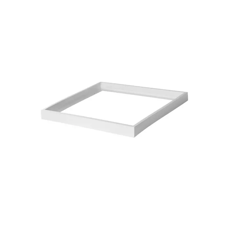 Cadre de Fixation en Saillie Carré pour Dalle LED 600x300mm Blanc