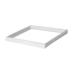 Cadre de Fixation en Saillie Carré pour Dalle LED 600x300mm Blanc