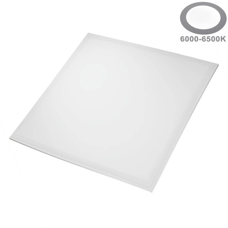 Dalle LED 36W 210W 3600lm Dimmable Carré Blanc 620mmx620mm - Blanc du Jour 6000K