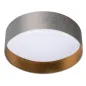 Plafonnier LED Saillie 17,5W 1500lm 120° ∅400mm Gris/Or - Blanc Naturel 4000K