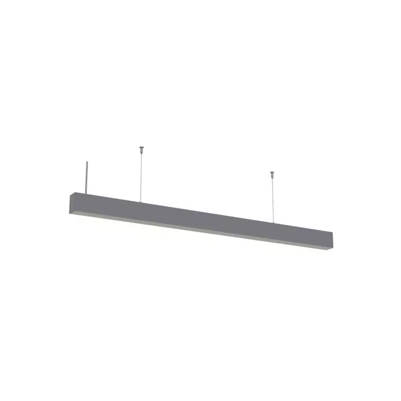 Suspension Luminaire Linéaire 40W 4000lm 120° IP20 1185mm Argent - Blanc du Jour 6000K