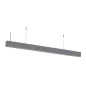 Suspension Luminaire Linéaire 40W 4000lm 120° IP20 1185mm Argent - Blanc du Jour 6000K