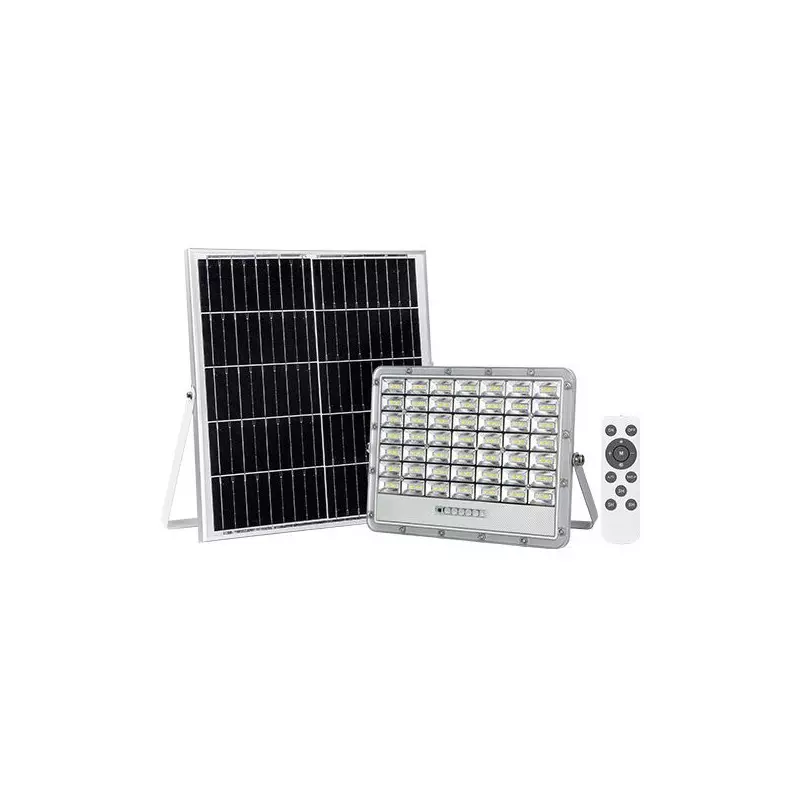 Projecteur Solaire LED 20W 1800lm (160W) Étanche IP65 120° - Blanc CCT 3000-6000K