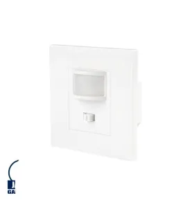 Détecteur de Mouvement Encastrable 0.9W 160° 10-2000LUX 220-240V/AC Blanc