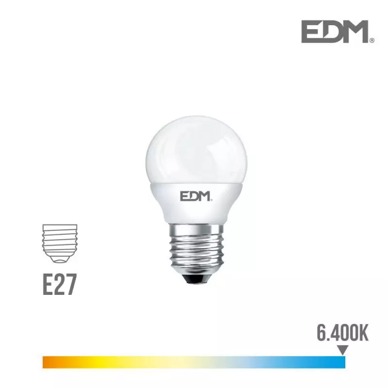 Ampoule LED E27 5W équivalent à 35W - Blanc du Jour 6400K