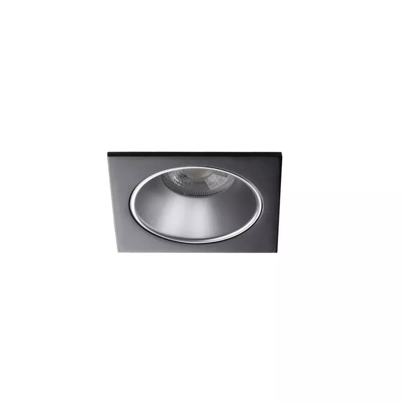 Support Spot Encastrable Plafond Gris Foncé 10W MR16/PAR16  88x88mm GU10 /Gx5.3