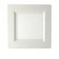 Plafonnier LED 150x150mm 10W blanc équivalent 100W - Blanc Chaud 3000K