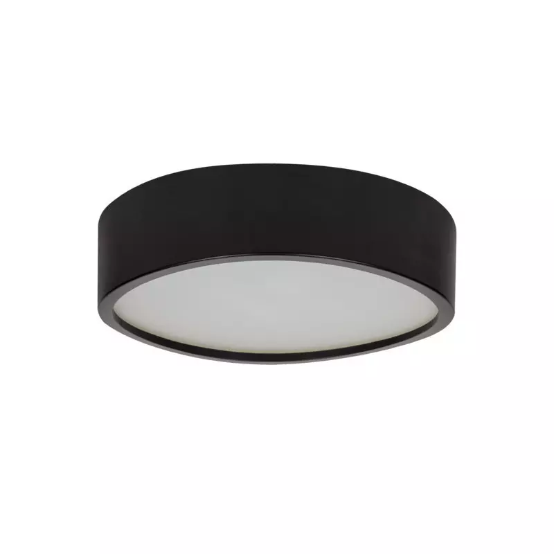 Plafonnier Saillie E27 2x20W IP20 ∅375mm Noir