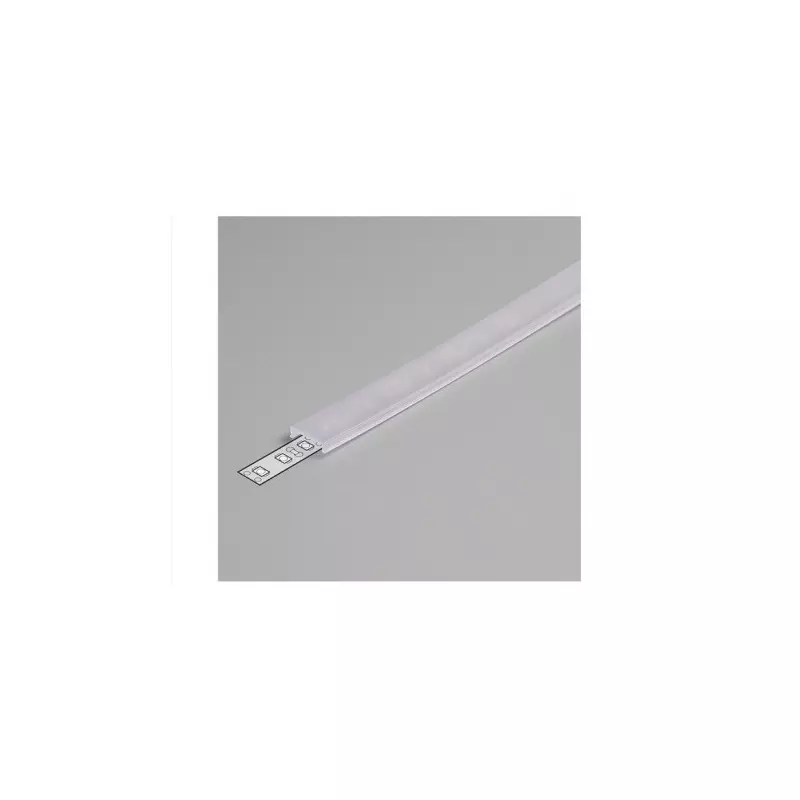 Diffuseur Clip Profile 15.4mm Transparent 1m pour bandeaux LED