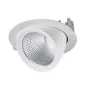 Spot LED Encastrable 33W 3670lm IP20 Blanc Ø190mm - Blanc Naturel 4000K