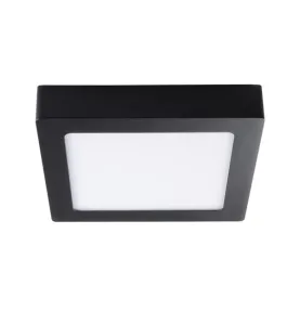 Spot LED Saillie 12W 659lm 110° 170x169mm Noir - Blanc Chaud 3000K