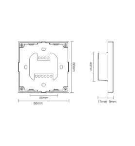 Télécommande Murale Tactile Dimmable Radio-Fréquence / Alexa / Google Assistant P2