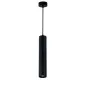 Suspension Moderne GU10 Noire H30cm