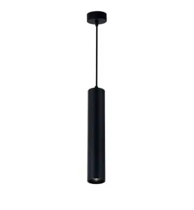 Suspension Moderne GU10 Noire H30cm