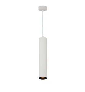 Suspension Moderne GU10 Blanche H30cm