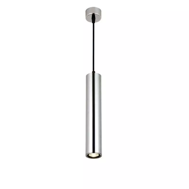 Suspension Moderne GU10 Chrome H30cm