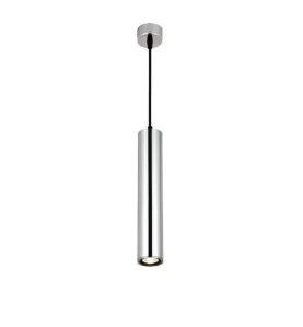 Suspension Moderne GU10 Chrome H30cm