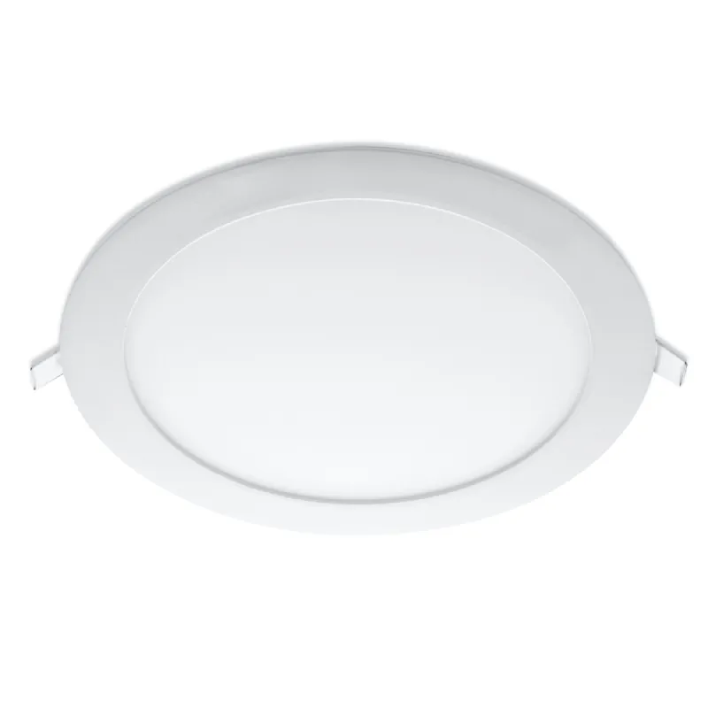 Plafonnier LED 6W 540lm 160° Ø120mm IP40 Argent - Blanc naturel 4000K