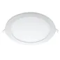 Plafonnier LED 6W 540lm 160° Ø120mm IP40 Argent - Blanc naturel 4000K