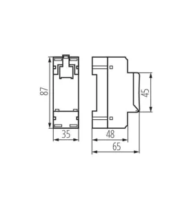 Programmateur Électronique Journalier pour Rail TH35