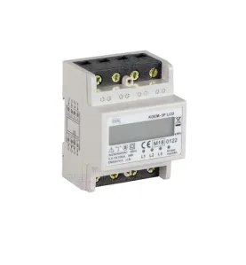 Compteur de Consommation Électrique pour Rail TH35 Circuit Triphasé