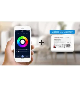 Controleur LED RGB RGBW RGBW +CCT DC12-24V 12A/Ch RF 2,4G / Zigbee 3.0 / Tuya Smart App / Alexa / Google 037Z+