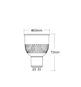 Ampoule LED 6W GU10 550lm Zigbee 3.0 - RGB + CCT (2700K-6500K) 106Z