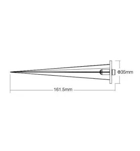 Projecteur LED 25W 230V 2200lm 15° Étanche IP66 170mm Zigbee 3.0  - RGB + CCT (2700K-6500K) C05Z