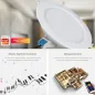 Spot LED Encastrable 12W 1100lm 120° Ø180mm Zigbee 3.0- RGB+CCT (2700K-6500K) 066Z