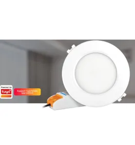 Spot LED Encastrable 6W 600lm 120° Ø118mm Zigbee 3.0 - RGB+CCT (2700K-6500K) 068Z