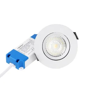 Spot LED Encastrable 6W 600lm 120° Ø118mm Zigbee 3.0 - Blanc CCT (2700K-6500K) DW2-06A-ZB