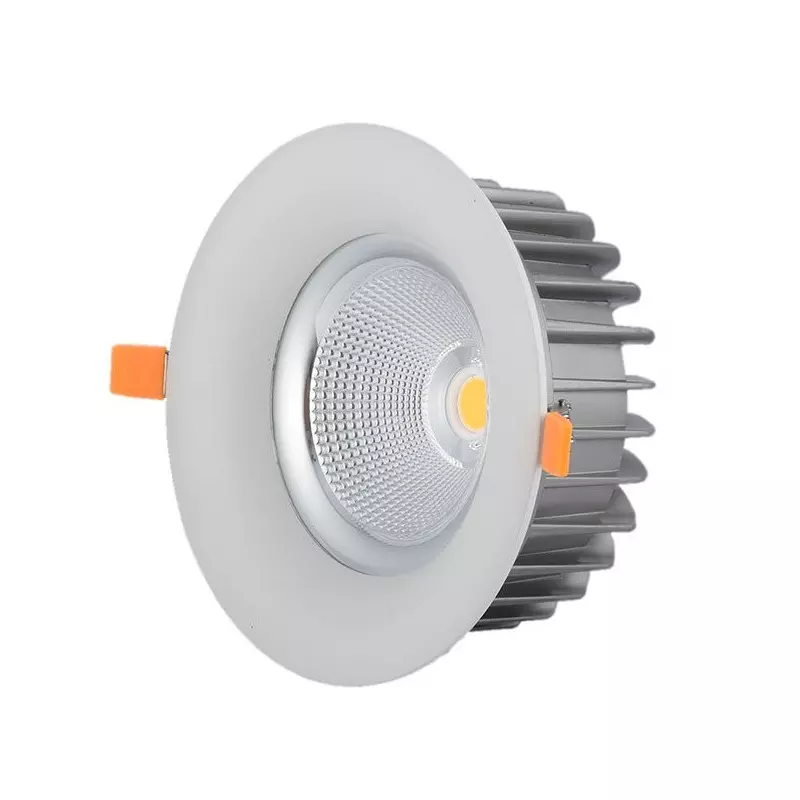 Downlight LED 40W rond ∅195mm Blanc - Blanc du Jour 6000K