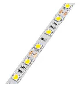 Ruban LED 14,4W/m DC12V 60LED/m longueur 5m - Blanc Chaud 2800K