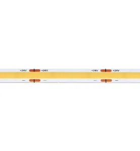 Ruban LED COB DC24V 12W/m 512LED/m IRC90 longueur 5m - Blanc Naturel 4000K