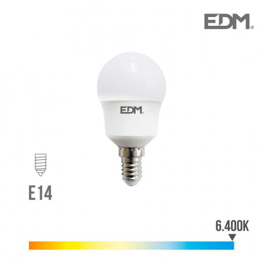 V-TAC 10x Ampoules LED culot E14 3,7W (équivalent 25W) P45-320 Lumen -  3000K Blanc Chaud - Ouverture du faisceau lumineux 180° - Ampoule  Efficacité