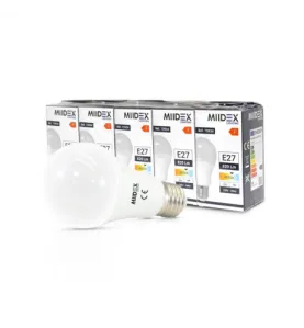 Lot de 5 Ampoule LED E27 8,5W 820lm 200° Ø60mmx108mm - Blanc Naturel 4000K