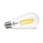 Ampoule LED Filament E27 Dimmable AC220/240V 8W 1000lm 300° IP20 Ø64mm - Blanc Chaud 2700K