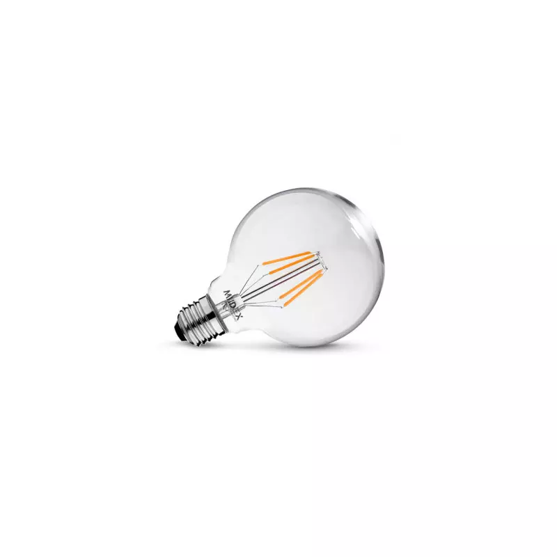 Ampoule LED E27 G125 Filament Dimmable AC220/240V 8W 1000lm 320° IP20 Ø125mm - Blanc Naturel 4000K