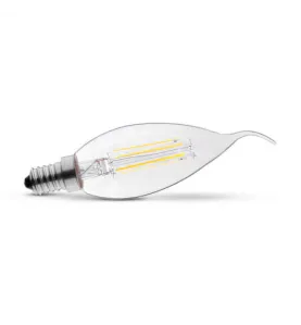 Ampoule LED E14 4W 470lm 300° - Blanc Chaud 2700K