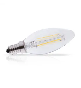 Ampoule LED Dimmable E14 5W 470lm Flamme - Blanc Chaud 2700K