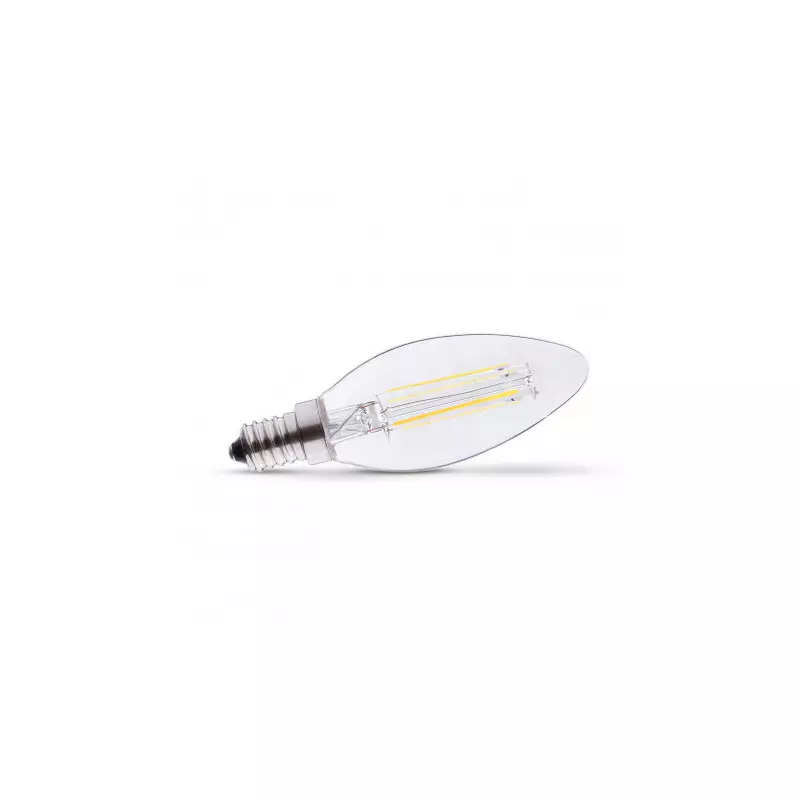 Ampoule LED Flamme E14 4W 470lm 300° Ø35mmx96mm - Blanc Naturel 4000K