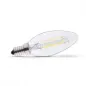 Ampoule LED Flamme E14 4W 470lm 300° Ø35mmx96mm - Blanc Naturel 4000K