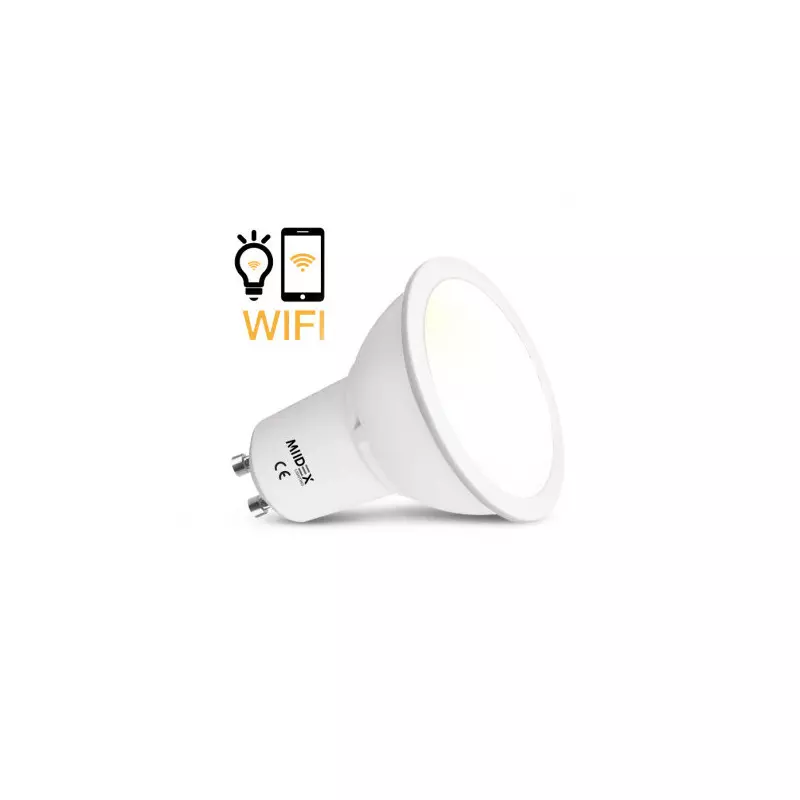 Spot LED Dimmable GU10 5W 400lm Spot - Blanc CCT CCT (2700K à 6500K)