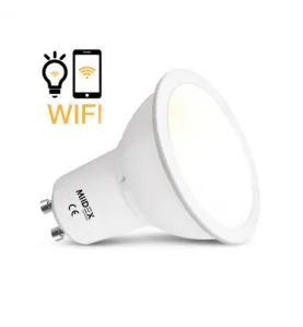 Spot LED Dimmable GU10 5W 400lm Spot - Blanc CCT CCT (2700K à 6500K)