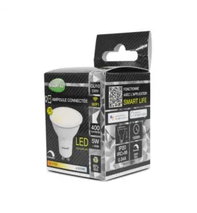 Spot LED Dimmable GU10 5W 400lm Spot - Blanc CCT CCT (2700K à 6500K)