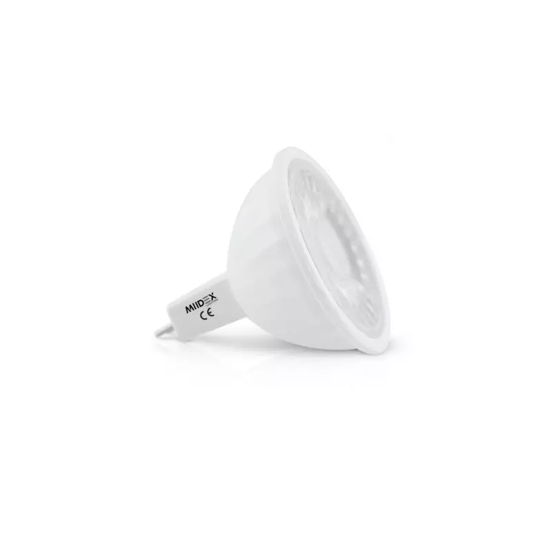 Ampoule LED GU5.3 MR16 5W 400lm 75° Ø50mmx49mm - Blanc Chaud 3000K