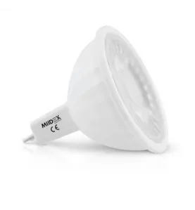 Ampoule LED GU5.3 MR16 5W 400lm 75° Ø50mmx49mm - Blanc Chaud 3000K