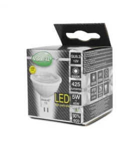 Ampoule LED GU5.3 MR16 5W 425lm 75° Ø50mmx49mm - Blanc du Jour 6000K