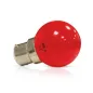 Ampoule LED B22 1W 240° Ø45mmx68mm - Rouge